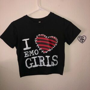 I love emo girls top